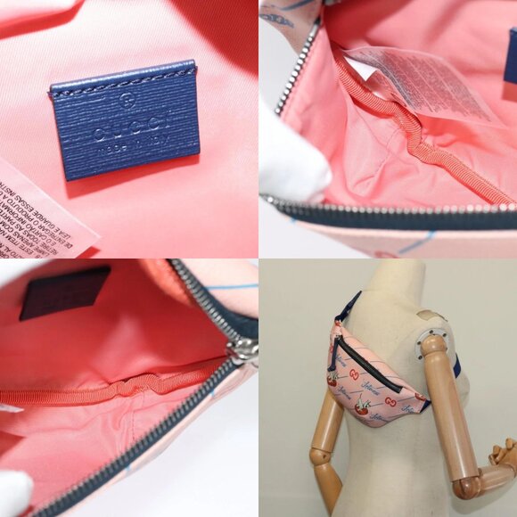 GUCCI THE Jetsons Children's Body Bag PVC Pink 502095 Auth bs26794 - Picture 13 of 14
